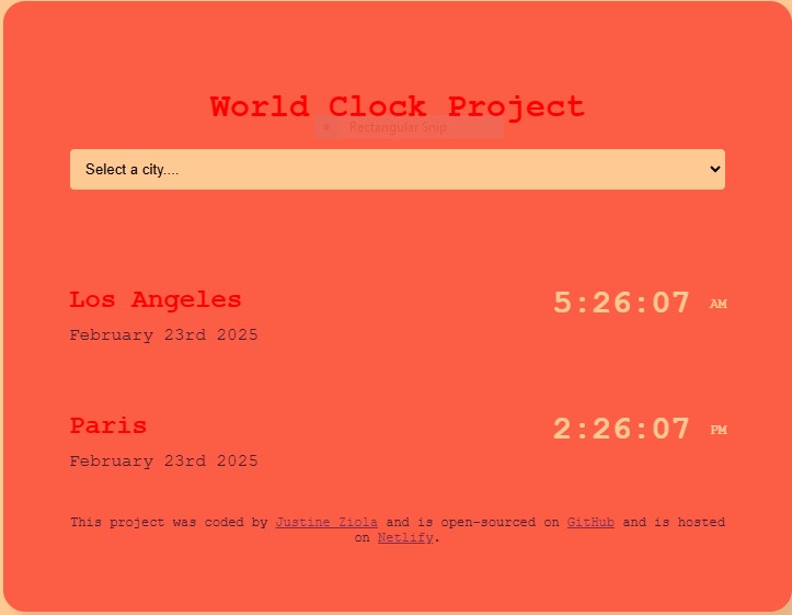 World Clock App